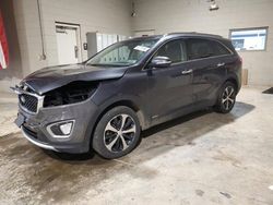 Salvage cars for sale from Copart West Mifflin, PA: 2016 KIA Sorento EX