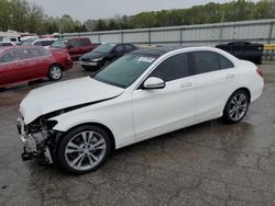 Salvage cars for sale at Rogersville, MO auction: 2017 Mercedes-Benz C300