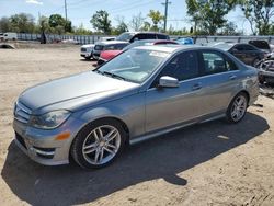 Mercedes-Benz salvage cars for sale: 2012 Mercedes-Benz C 300 4matic