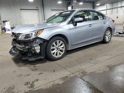 Salvage cars for sale from Copart Ham Lake, MN: 2017 Subaru Legacy 2.5I Premium