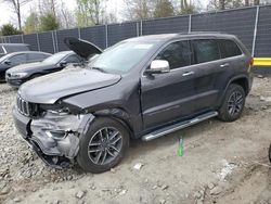 Salvage cars for sale at Waldorf, MD auction: 2019 Jeep Grand Cherokee Limited