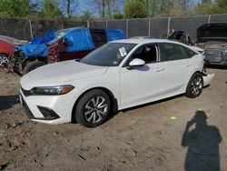 Salvage cars for sale at Waldorf, MD auction: 2024 Honda Civic LX