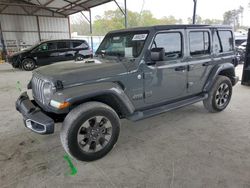 Jeep salvage cars for sale: 2018 Jeep Wrangler Unlimited Sahara