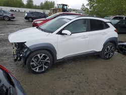 Salvage Cars with No Bids Yet For Sale at auction: 2022 Hyundai Kona Limited
