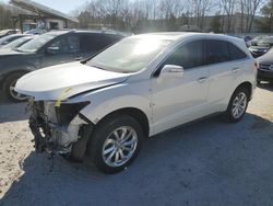 Salvage cars for sale at North Billerica, MA auction: 2017 Acura RDX Technology