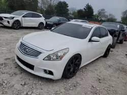 Salvage cars for sale from Copart Madisonville, TN: 2012 Infiniti G37