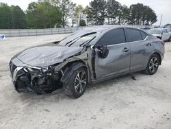Salvage cars for sale at Loganville, GA auction: 2022 Nissan Sentra SV