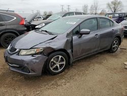 Salvage cars for sale at Elgin, IL auction: 2015 Honda Civic SE