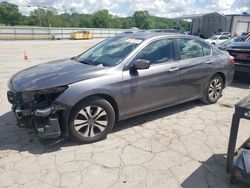 Salvage cars for sale at Lebanon, TN auction: 2015 Honda Accord LX
