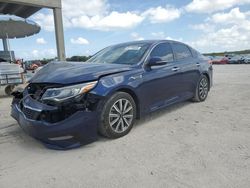 Salvage cars for sale at West Palm Beach, FL auction: 2019 KIA Optima LX