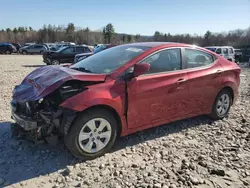 Salvage cars for sale from Copart Candia, NH: 2016 Hyundai Elantra SE