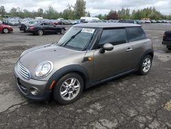 Salvage cars for sale at Woodburn, OR auction: 2013 Mini Cooper