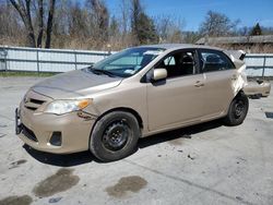Salvage cars for sale from Copart Albany, NY: 2012 Toyota Corolla Base
