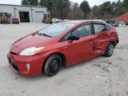 Salvage cars for sale from Copart Mendon, MA: 2012 Toyota Prius