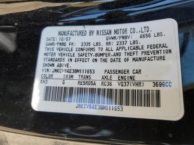 2008 Infiniti G37 Base