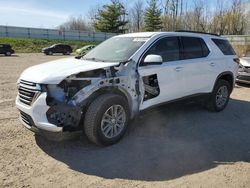 Salvage cars for sale at Davison, MI auction: 2022 Chevrolet Traverse LT