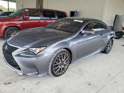 Salvage cars for sale at Homestead, FL auction: 2017 Lexus RC 200T