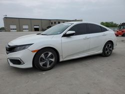 Vehiculos salvage en venta de Copart Wilmer, TX: 2020 Honda Civic LX