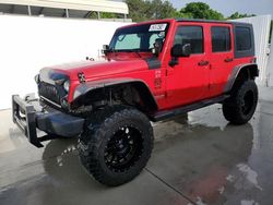 Jeep Wrangler Unlimited Sport salvage cars for sale: 2010 Jeep Wrangler Unlimited Sport