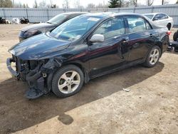 Salvage cars for sale from Copart Ontario Auction, ON: 2012 Toyota Corolla Base