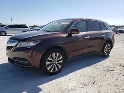 Salvage cars for sale at Arcadia, FL auction: 2014 Acura MDX Technology