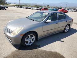 Salvage cars for sale from Copart Van Nuys, CA: 2004 Infiniti G35