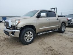 Salvage trucks for sale at Haslet, TX auction: 2008 Toyota Tundra Crewmax