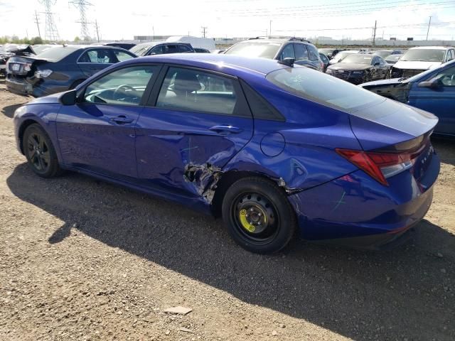 2022 Hyundai Elantra Blue