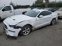 Salvage cars for sale from Copart San Martin, CA: 2018 Ford Mustang