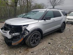 Salvage cars for sale from Copart Cicero, IN: 2014 Ford Explorer Sport