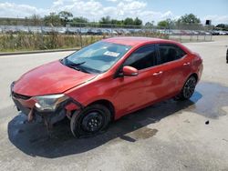 Salvage cars for sale at Orlando, FL auction: 2014 Toyota Corolla L