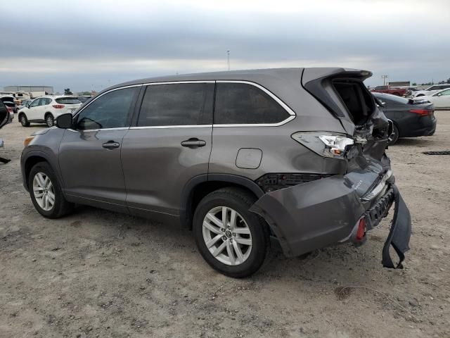 2016 Toyota Highlander LE