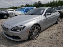 BMW 650 i Gran Coupe salvage cars for sale: 2016 BMW 650 I Gran Coupe