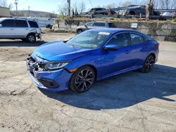 Salvage cars for sale from Copart Marlboro, NY: 2019 Honda Civic Sport