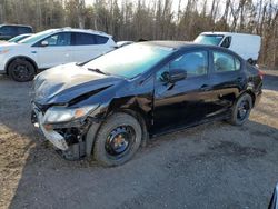 Salvage cars for sale from Copart Ontario Auction, ON: 2015 Honda Civic LX