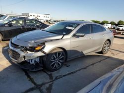 Salvage cars for sale at Grand Prairie, TX auction: 2024 Chevrolet Malibu RS