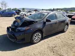 Salvage cars for sale from Copart San Martin, CA: 2018 Toyota Corolla L