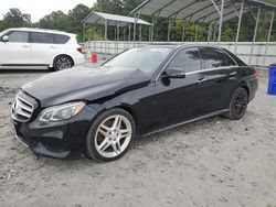Salvage cars for sale from Copart Savannah, GA: 2014 Mercedes-Benz E 350 4matic