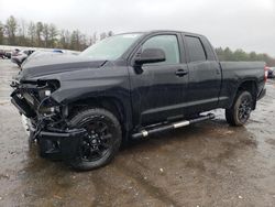 Salvage cars for sale from Copart Finksburg, MD: 2019 Toyota Tundra Double Cab SR/SR5