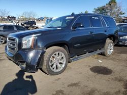 Salvage cars for sale at New Britain, CT auction: 2018 GMC Yukon SLT