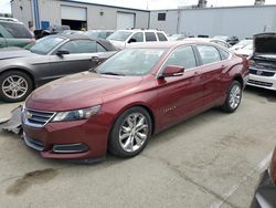 Chevrolet salvage cars for sale: 2017 Chevrolet Impala LT