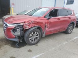 Salvage cars for sale from Copart Vallejo, CA: 2019 Hyundai Santa FE SE