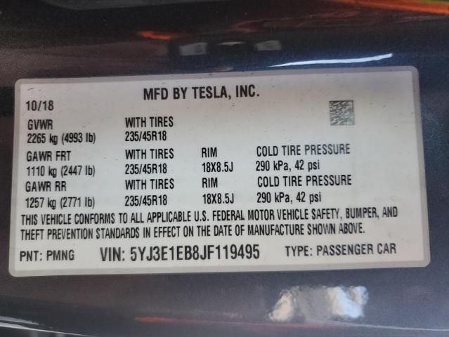 2018 Tesla Model 3