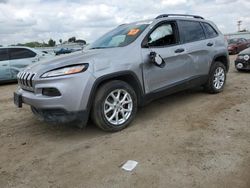 Salvage cars for sale from Copart Bakersfield, CA: 2016 Jeep Cherokee Sport
