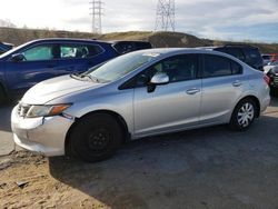 Honda salvage cars for sale: 2012 Honda Civic LX