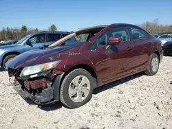 Salvage cars for sale at Candia, NH auction: 2014 Honda Civic LX