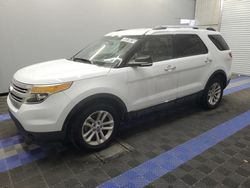 Salvage cars for sale at Orlando, FL auction: 2014 Ford Explorer XLT