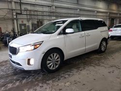 KIA Sedona EX Vehiculos salvage en venta: 2017 KIA Sedona EX