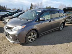 Salvage cars for sale from Copart Ontario Auction, ON: 2019 Toyota Sienna