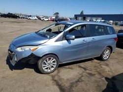 Salvage cars for sale at Woodhaven, MI auction: 2013 Mazda 5